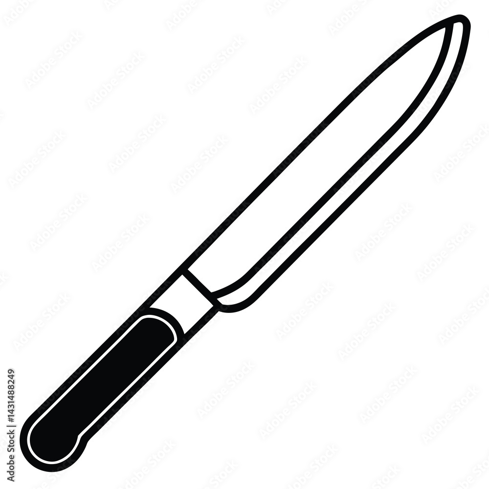 bread knife vector illustration bread knife vector illustration
