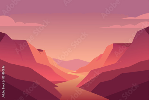 desert-canyon-lit-by-soft-sunrise-hues--