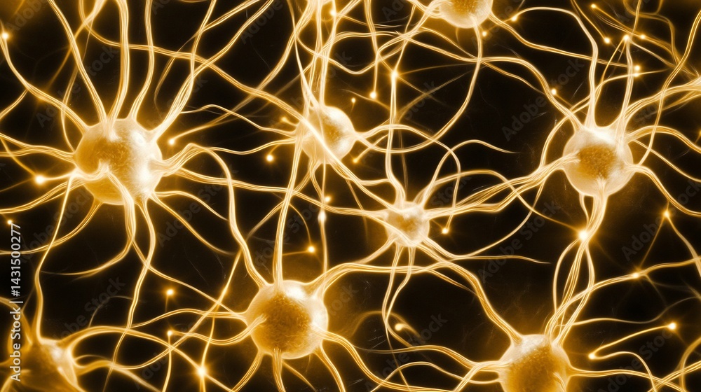 digital brain concept showing cognitive activity Firing digital brain concept showing cognitive activity Firing