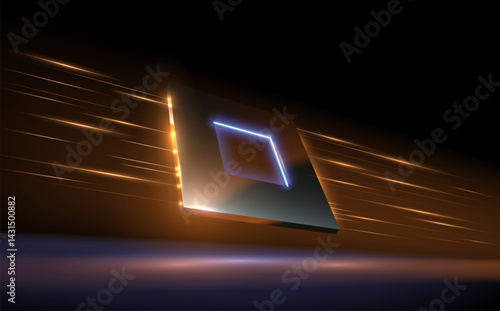 Technology element with light effects