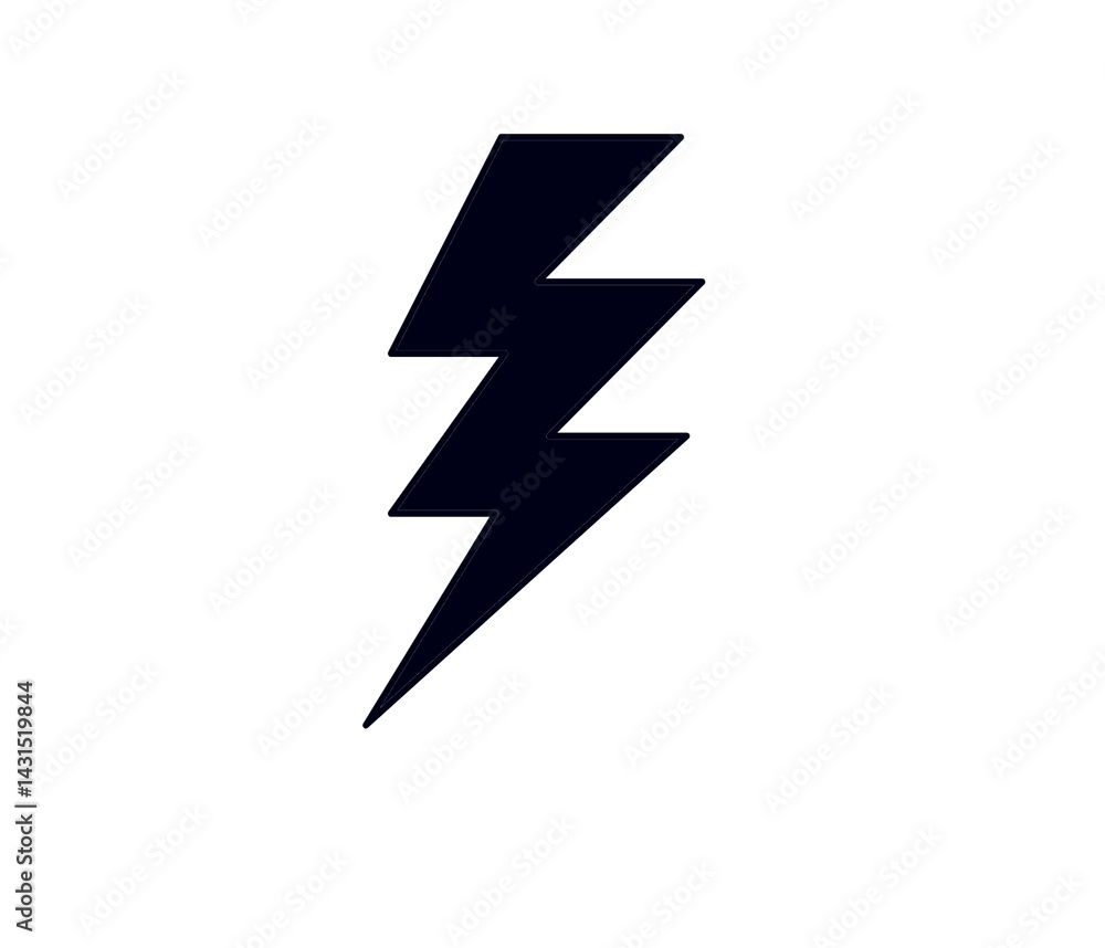 lightning bolt isolated on white lightning bolt isolated on white