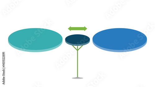 Current VS Future State infographic vector fully editable.