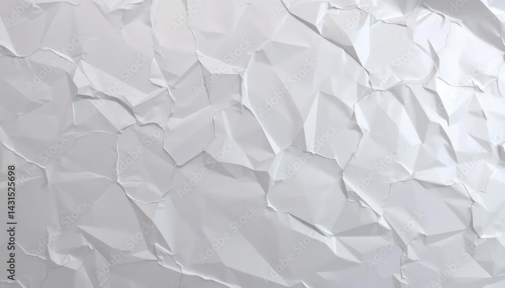 Crumpled White Paper Texture Crumpled White Paper Texture