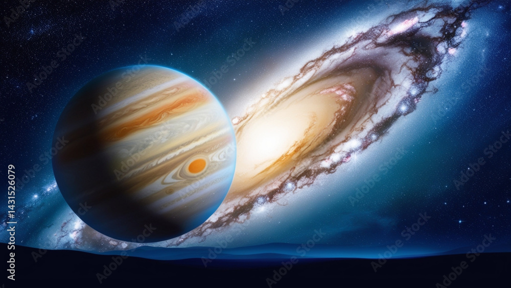 planet in space planet in space