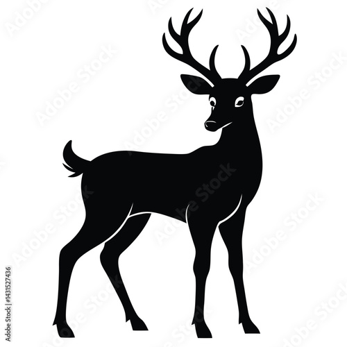 deer silhouette vector
