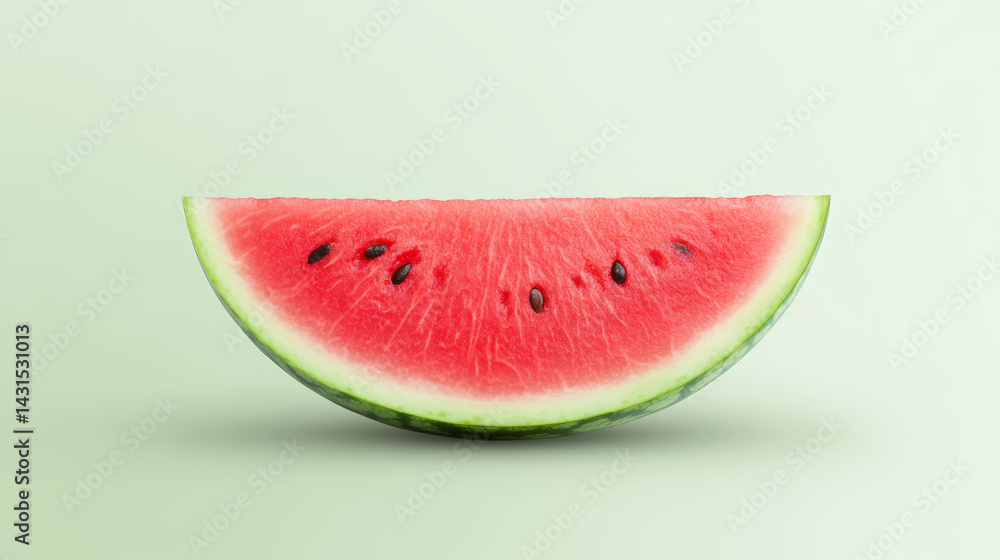 Fresh watermelon slices in summer Fresh watermelon slices in summer