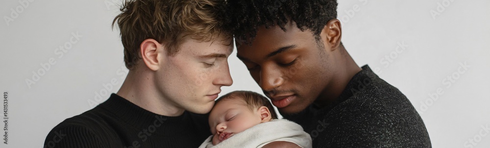 Joyful family bonding moment indoor studio setting portrait photography intimate atmosphere close-up view celebrating new life Joyful family bonding moment indoor studio setting portrait photography intimate atmosphere close-up view celebrating new life