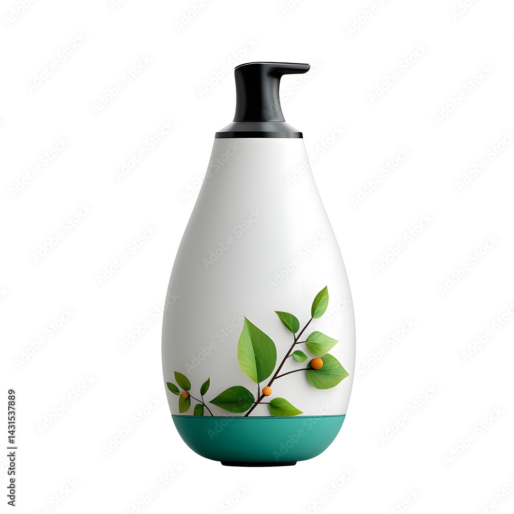 Minimalist bathroom air freshener with natural leaves