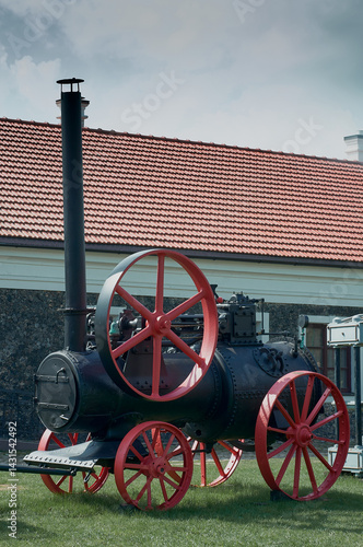 Vintage Steam Engine Machine