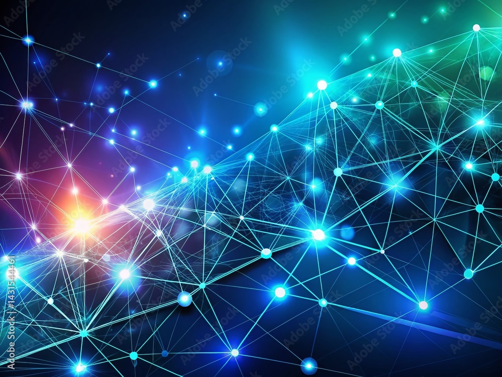Digital Network Technology Background: Global Connections and Data Flow Digital Network Technology Background: Global Connections and Data Flow