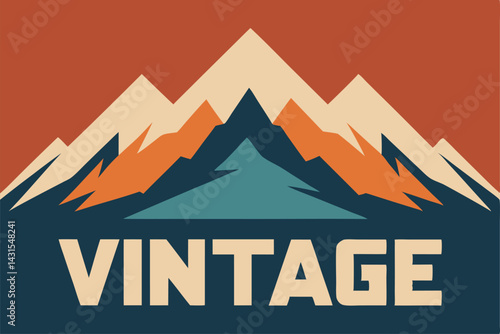 vintage-style-poster-mountain-background-with-mute.eps