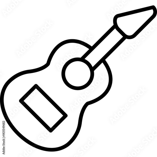 Guitar Citole Icon