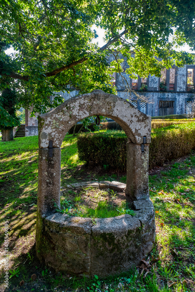 The monastery of Santa Catalina de Montefaro, in Ares, La Coruña, Galicia, Spain The monastery of Santa Catalina de Montefaro, in Ares, La Coruña, Galicia, Spain
