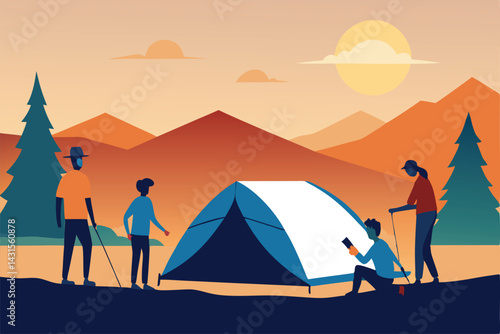 bedouin tent in the desert