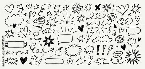 Bubble, square, circle, heart, arrow, doodle, hand drawn doodle, chalk doodle, hand drawn, illustrations, lines, brushes, grunges, svg, silhouette, circles, frames, borders, header, silhouette frames,