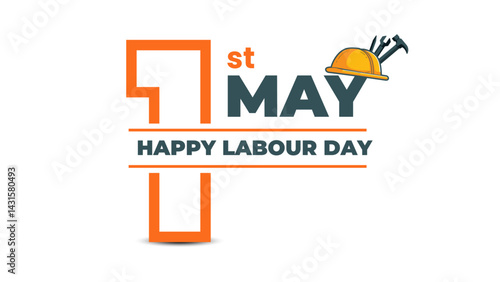 May 1st International Labor Day, 1st may labour day vector illustration, May Day web banner, Flyer, Postcard, Social media post, labour day Background, poster, business, backdrop, Labour day City.