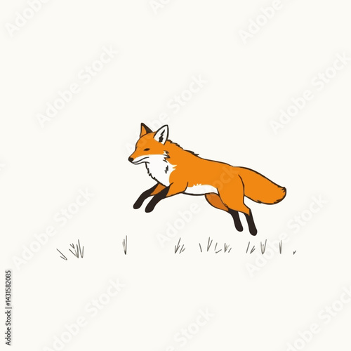 Majestic Fox in a Tundra