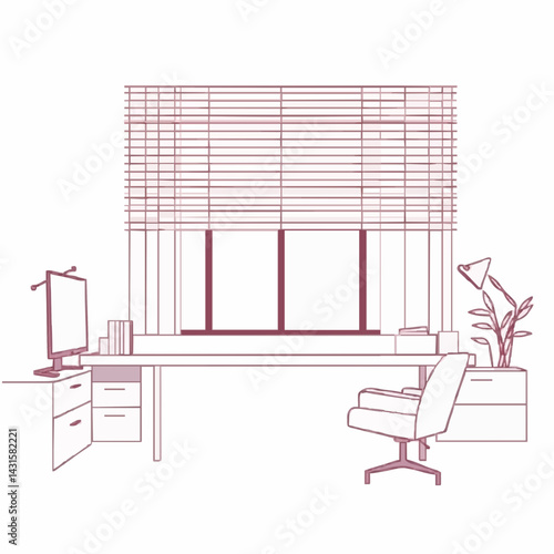 Cutting-edge Innovative Smartphone in a Home Office
