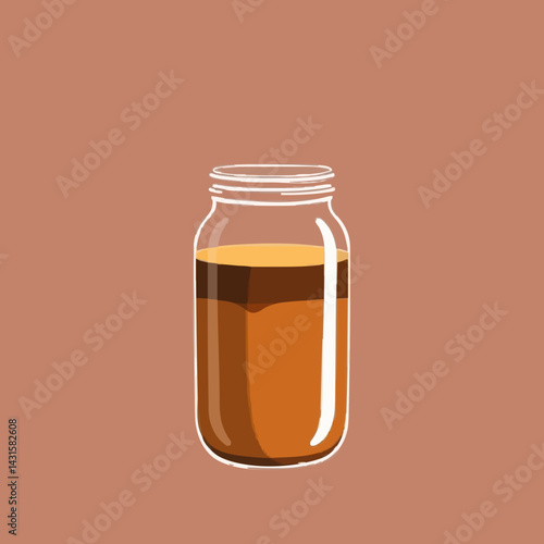 Refreshing Espresso in a Jar