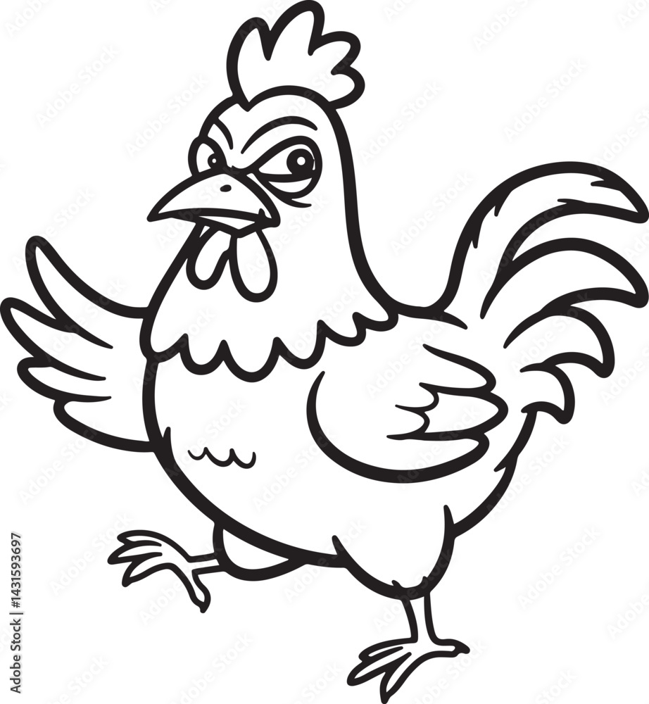 Crazy Chicken SVG Crazy Chicken SVG