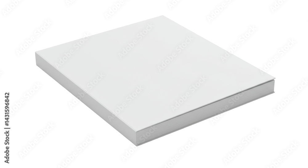 Minimalist flat square white box on a black backdrop, angled for depth. Simple and clean Minimalist flat square white box on a black backdrop, angled for depth. Simple and clean