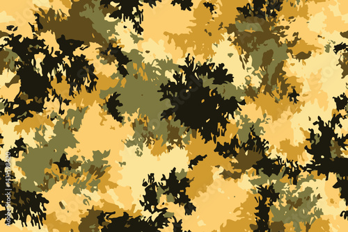 Abstract camouflage pattern, outdoor sports hunting camouflage can be used in textile printing. Grunge camouflage pattern. Vector camouflage background.