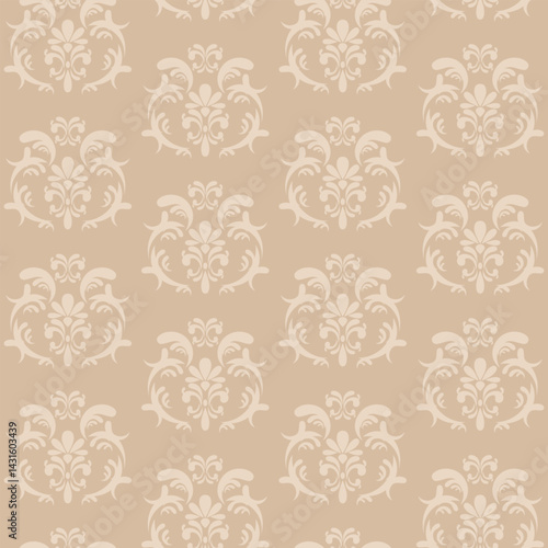 ダマスクのシームレスパターン