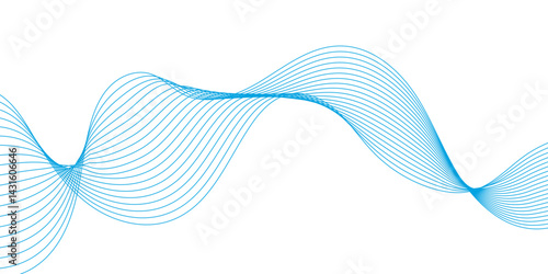 Vector lines for banners and flyers with a soft gradient blend. Curve wave line vector design. Abstract Flowing Curve with Gradient Effect. Glowing moving lines design for banner, wallpaper, Business 