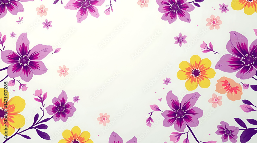 abstract floral background abstract floral background