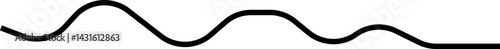 Smooth line chart illustrating rounded economic trend progression in a simple form.