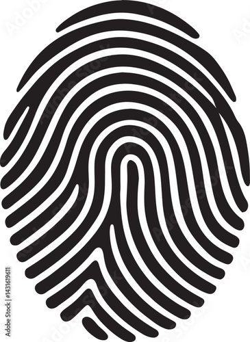 a fingerpint vector icon  illustration of an abstract background