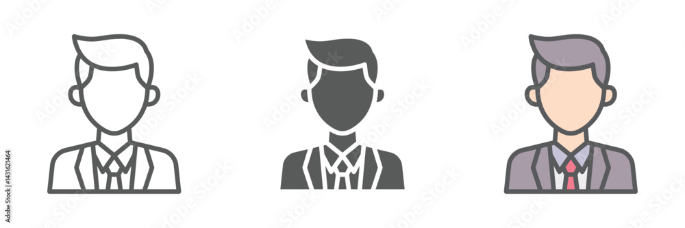Business Icons Set – Vector Illustrations in Multiple Styles Business Icons Set – Vector Illustrations in Multiple Styles