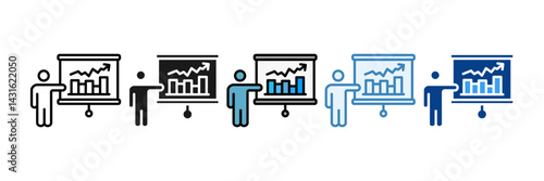 Economist Explain  Icon Set Multiple Style Collection