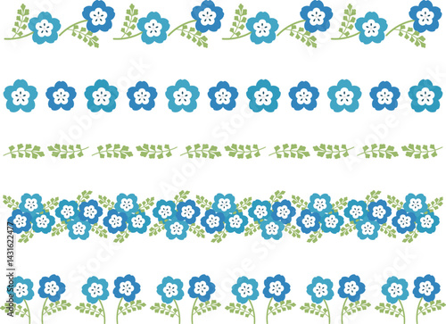 ネモフィラのライン5種セット