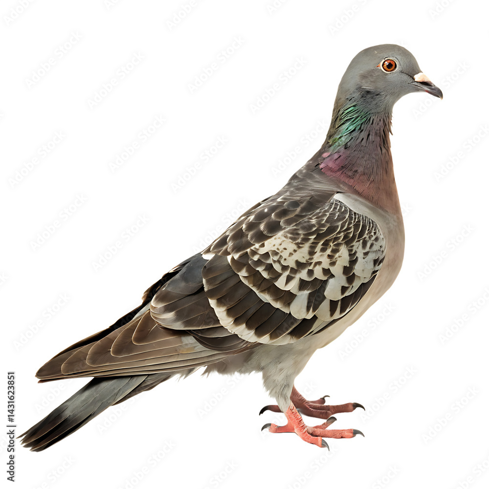 Passenger pigeon isolated on a transparent background Passenger pigeon isolated on a transparent background