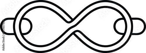 connection line art vector icon.