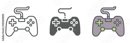 Gamefi Icons Set – Vector Illustrations in Multiple Styles