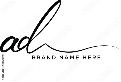 Initial A and D Logo Design and Minimalist Handwriting Style free . AD Signature Logo image.A AND D SCRIPT LOGO IMAGE,AD  SCRIPT LOGO VECTOR,ADSCRIPT LOGO PNG,AD SCRIPT LOGO FREE DOWNLOAD,. Beaut