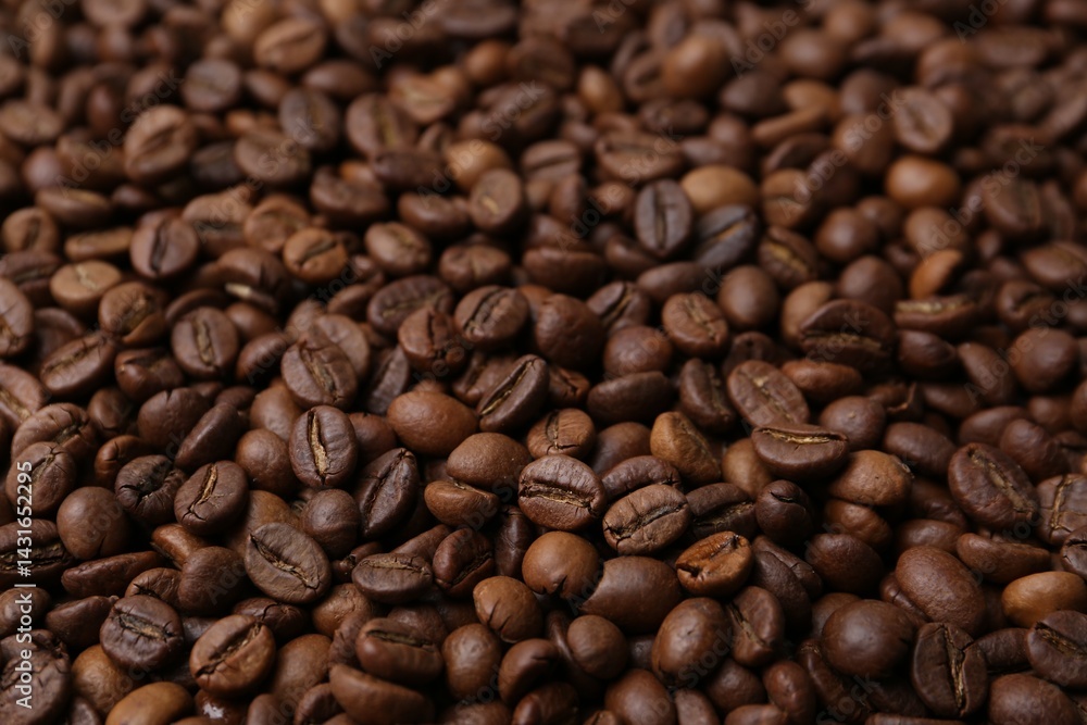 Pile of aromatic coffee beans as background, closeup Pile of aromatic coffee beans as background, closeup