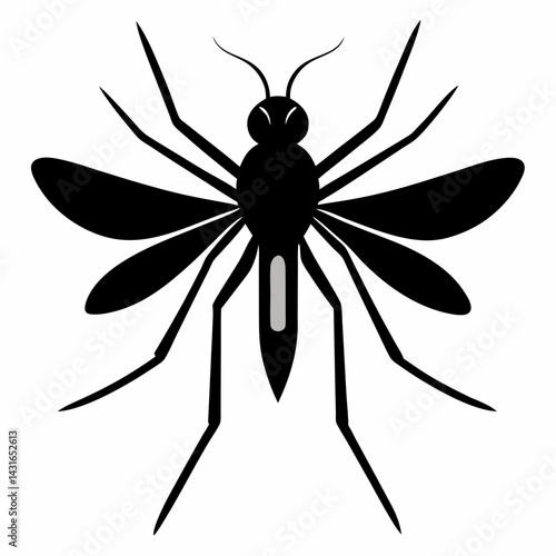 Timeless Mosquito Silhouette Art