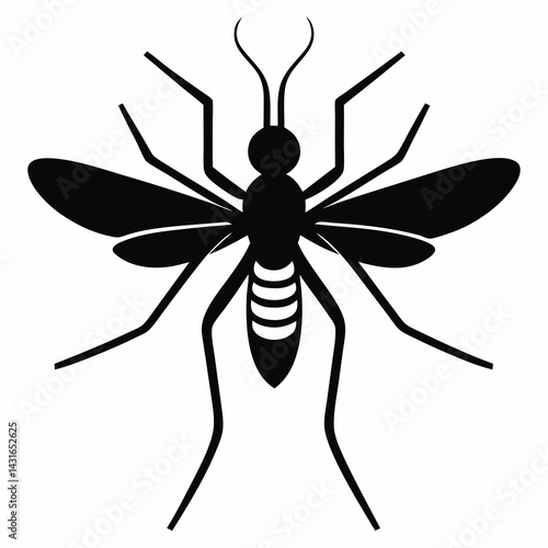 Timeless Mosquito Silhouette Art