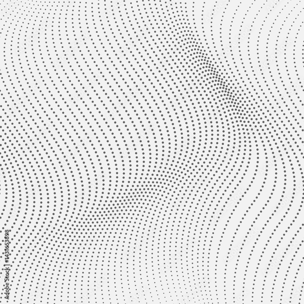 Wavy Halftone Dot Lines Abstract Pattern Background Wavy Halftone Dot Lines Abstract Pattern Background