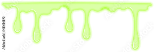 Droplets of toxic liquid scattering in a splashing motion.