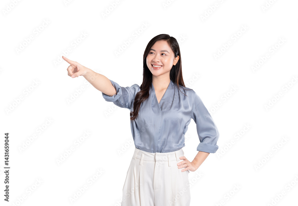 portrait of young asian businesswoman posing on background portrait of young asian businesswoman posing on background