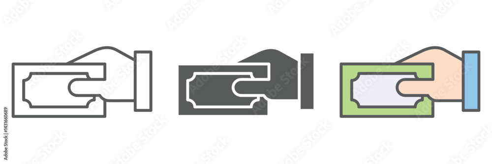 Payment Icons Set – Vector Illustrations in Multiple Styles Payment Icons Set – Vector Illustrations in Multiple Styles