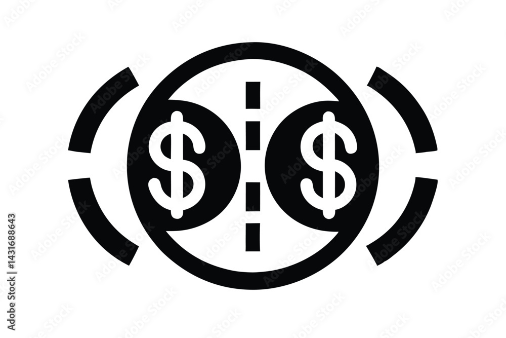 Obraz premium currency exchange vector icon