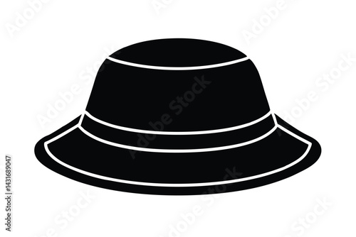 bucket hat vector icon