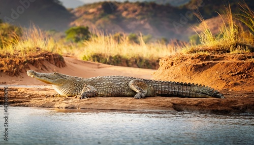 nile crocodile in africa