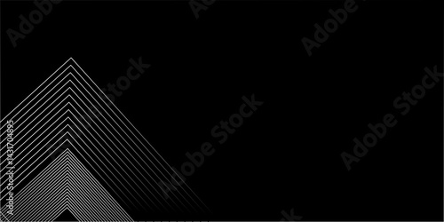 Modern abstract background vector. Elegant concept design with gray line. Abstract black and gray color, modern design stripes background with geometric rectangle shape, stair pattern. 