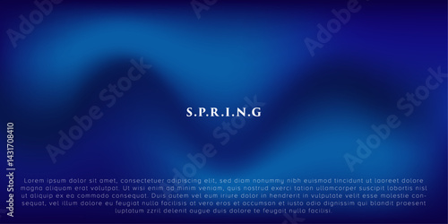 Blue soft gradient background. Abstract spring season blurry vector textured. aesthetic design poster or banners